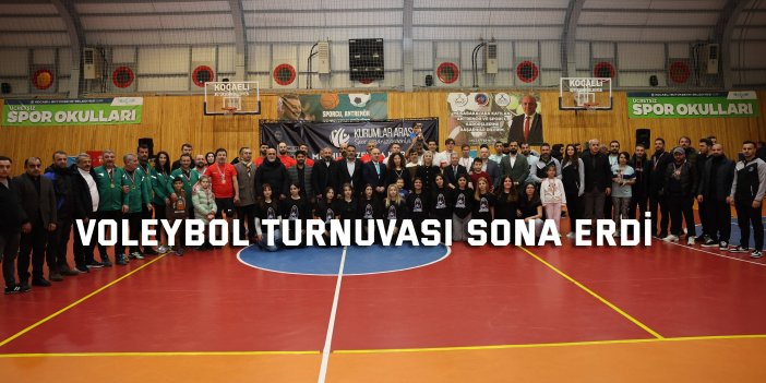 Voleybol turnuvası sona erdi