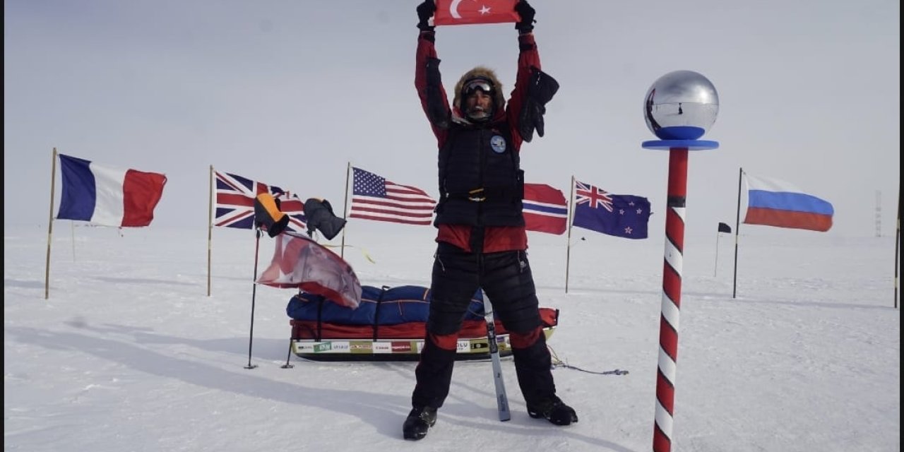 Güney Kutbu'na Tek Başına Yürüyerek Ulaşan İlk Türk Oldu