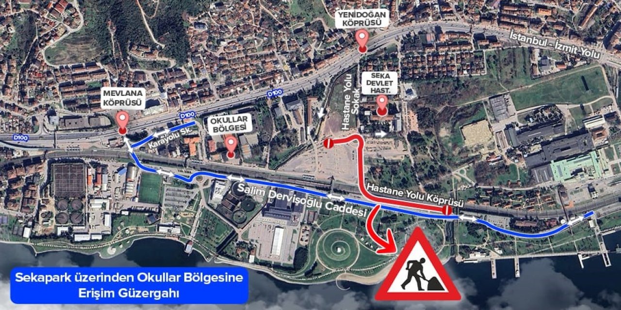 Körfezray projesi için güzergâh düzenlemesi