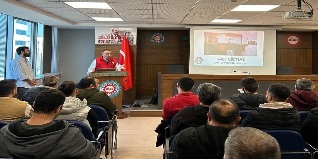 Birleşik Metal-İş Sendikası  Gebze 2 No’lu Şube’de eğitim