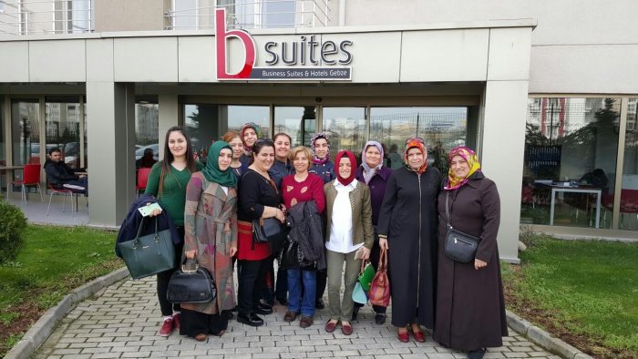 GESMEK kursiyerlerine yerinde pratik eğitim