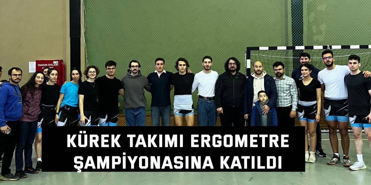 Kürek takımı Ergometre  şampiyonasına katıldı