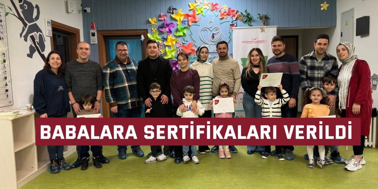 Babalara sertifikaları verildi