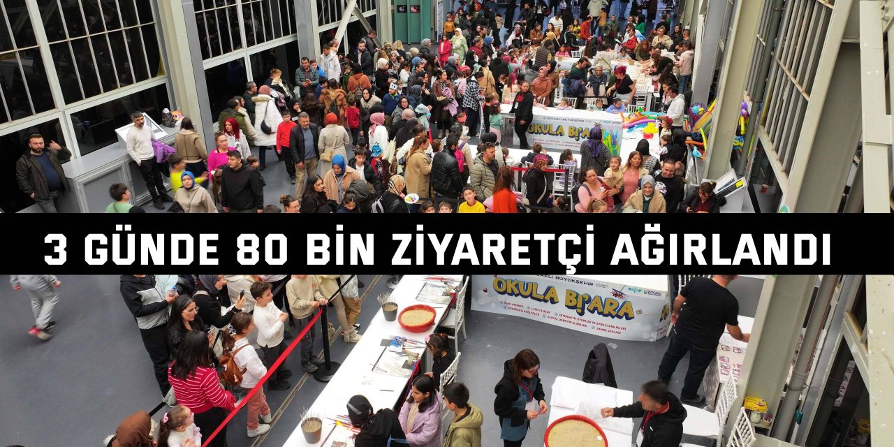 3 günde 80 bin ziyaretçi ağırlandı