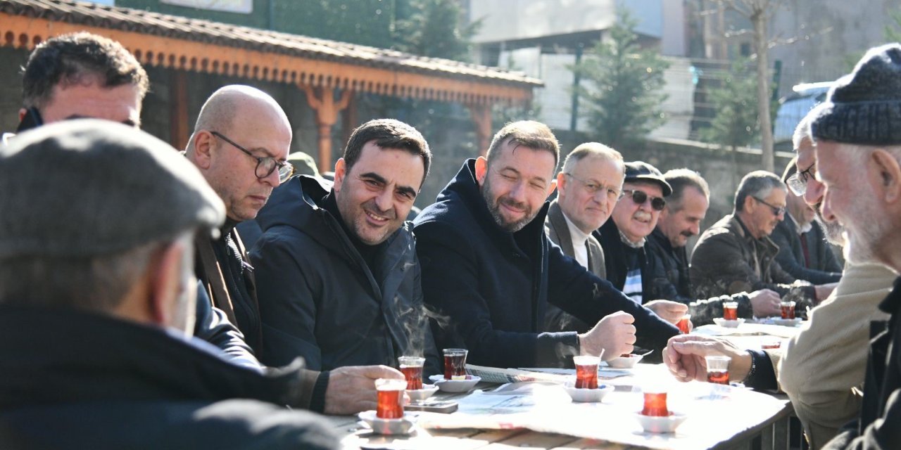 Başkan Özlü vatandaşlarla bir araya geldi