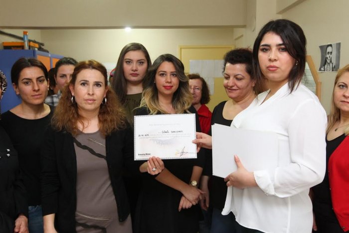 GESMEK kursiyerlerine profesyonel eğitim