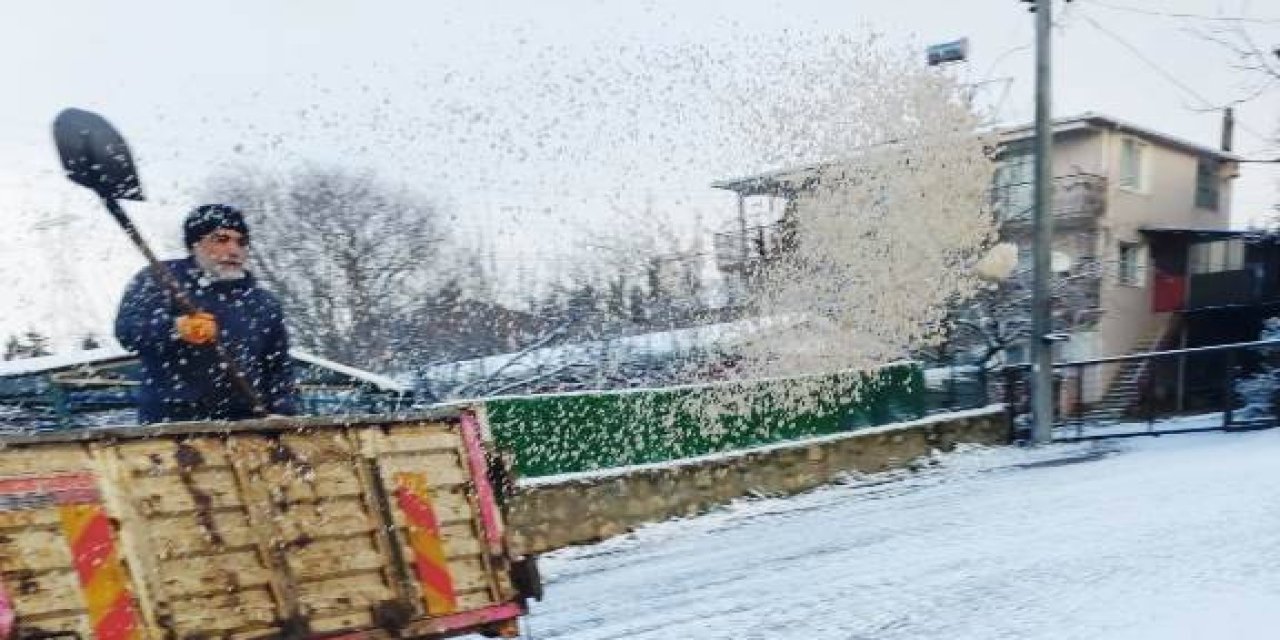 Dilovası Belediyesi’nden Karla Mücadele