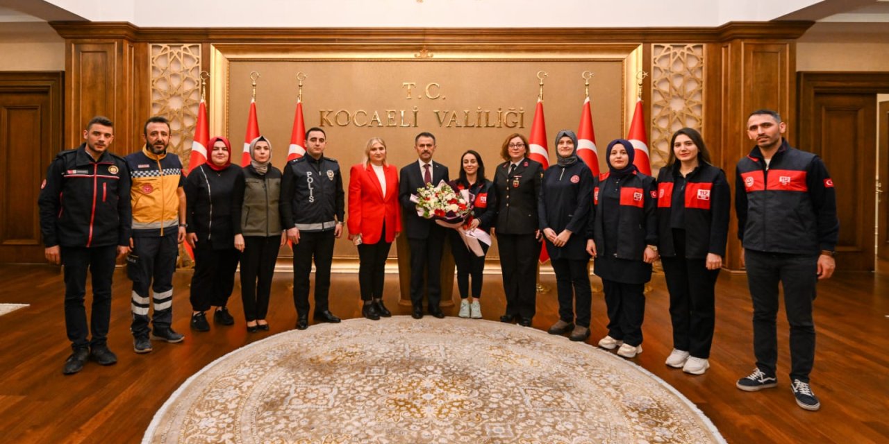 112 Acil Çağrı Müdürlüğünden Vali Aktaş'a Ziyaret