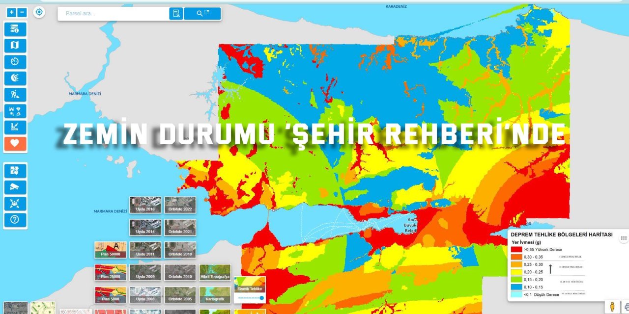 Zemin durumu ‘Şehir Rehberi’nde