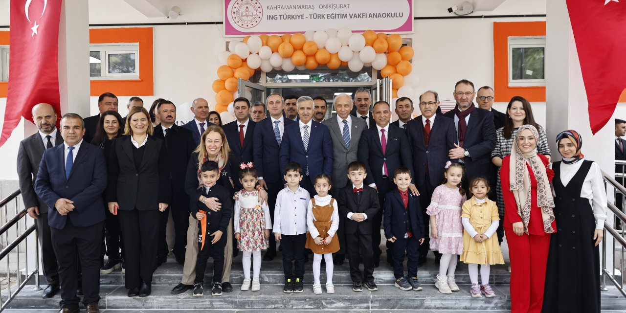 ING Türkiye-TEV Anaokulu açıldı