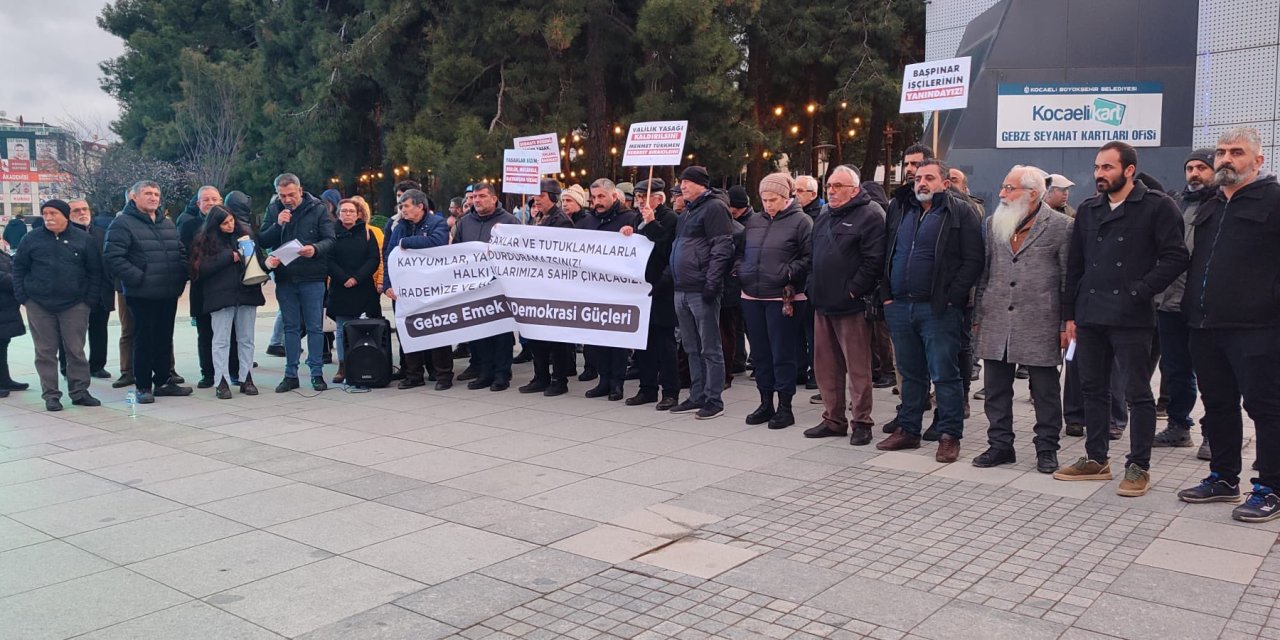 Gebze Emek ve Demokrasi Güçleri’nden Tepki