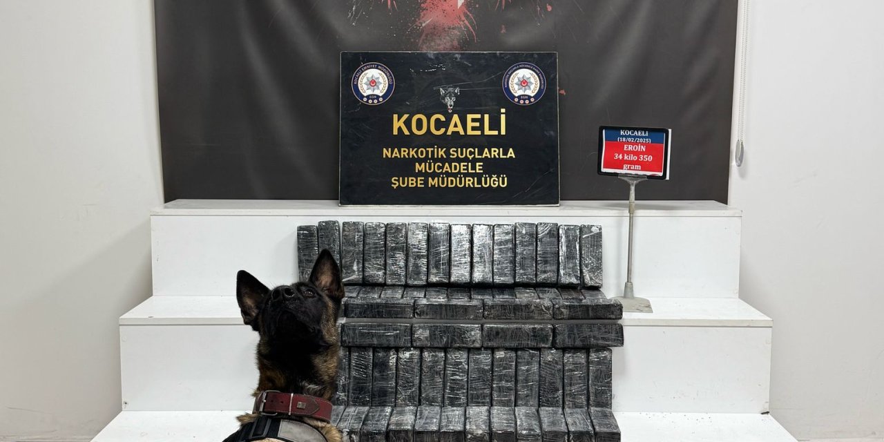 Kocaeli polisi takipteydi: 34 Kilo eroinle yakalandılar