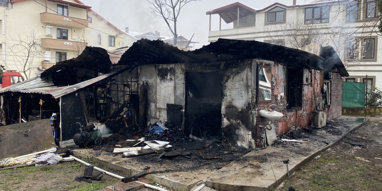 Prefabrik ev küle döndü