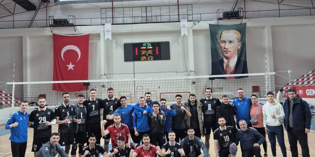 Gebze Voleybol Takımı  3-0 Farklı Galip