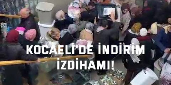 Kocaeli'de indirim izdihamı!