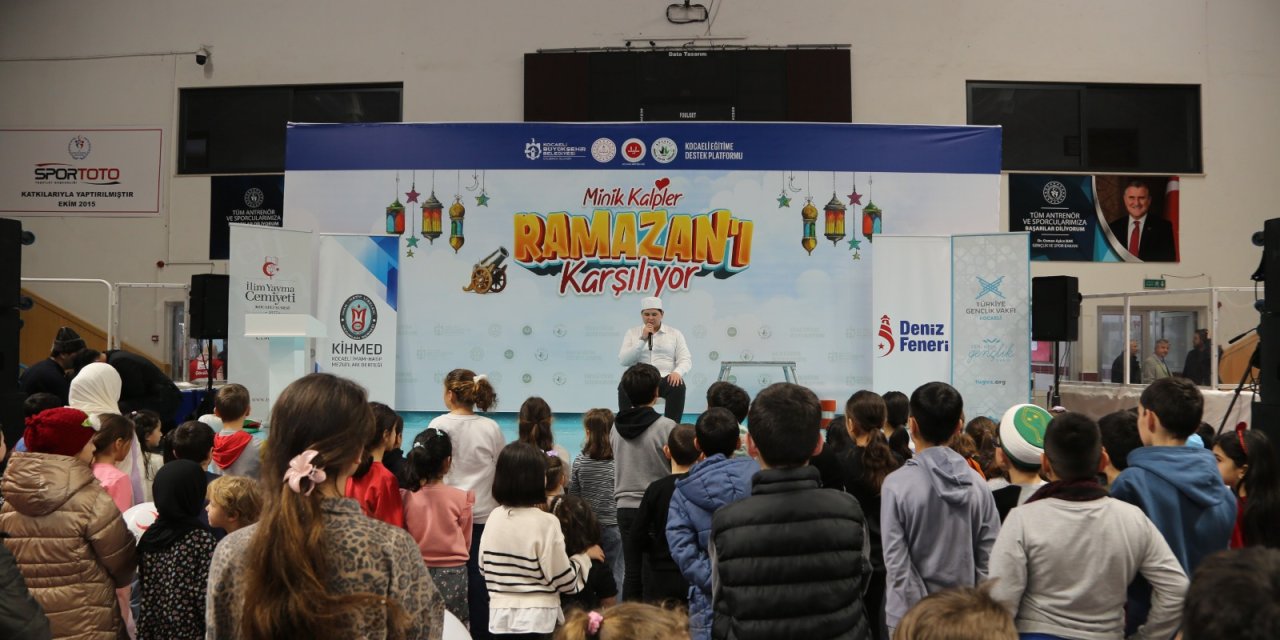 Minik kalpler Ramazan’ın coşkusunu yaşadı