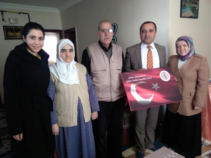 Anibal’den şehit ailelerine ziyaret