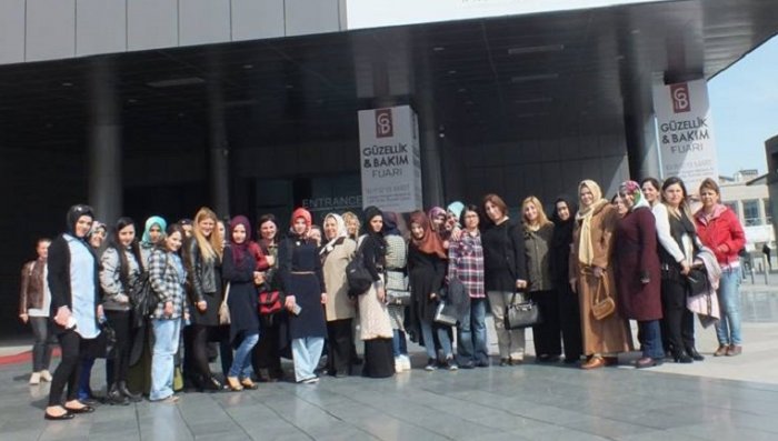 KOMEK kursiyerleri fuara katıldı