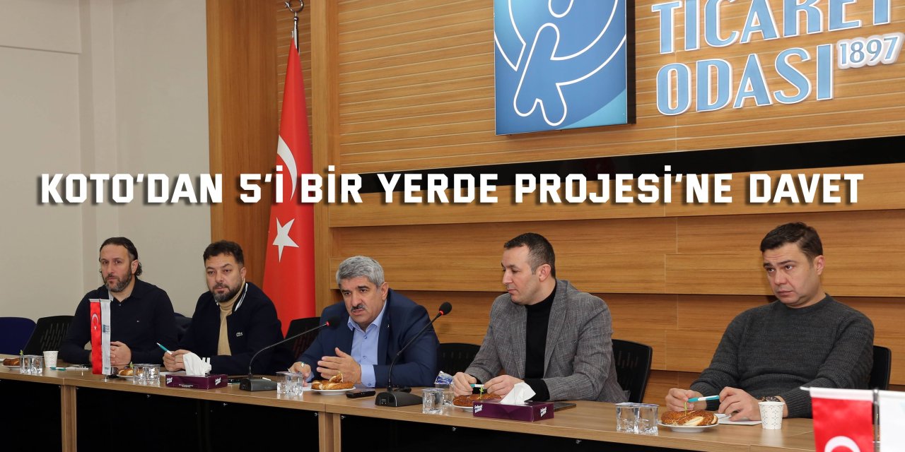 KOTO’dan 5’i Bir Yerde Projesi’ne davet