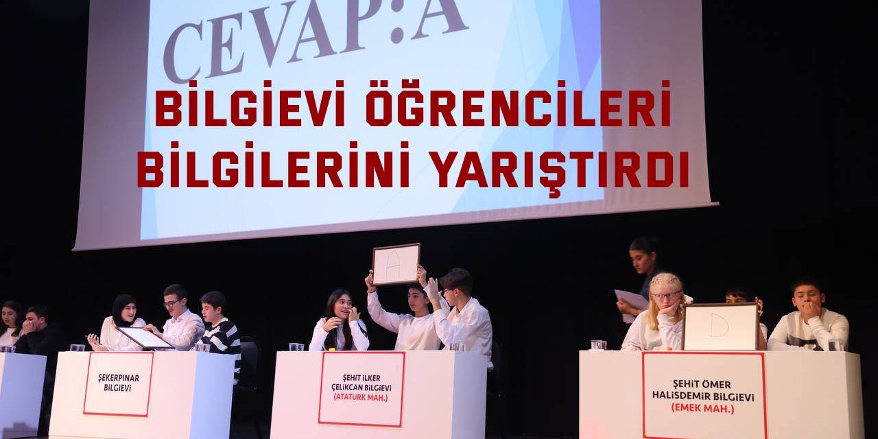 Bilgievi öğrencileri bilgilerini yarıştırdı