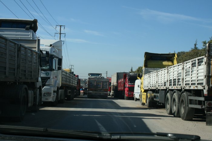 Kamyon çilesi bıktırdı!