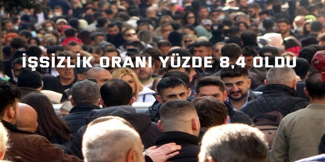 İşsizlik oranı yüzde 8,4 oldu