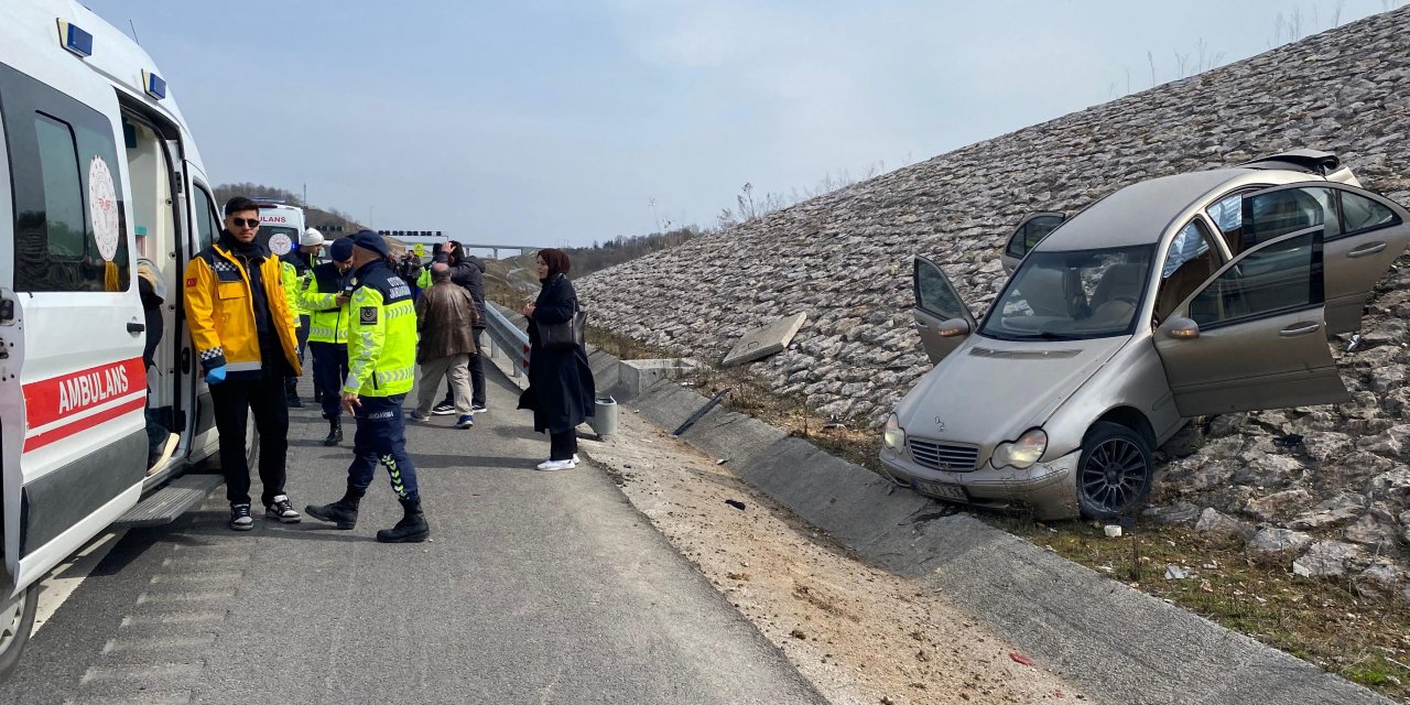 Kuzey Marmara'da 2 araç çarpıştı: 2 yaralı