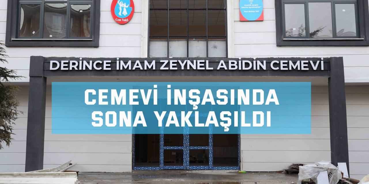 Cemevi inşasında sona yaklaşıldı