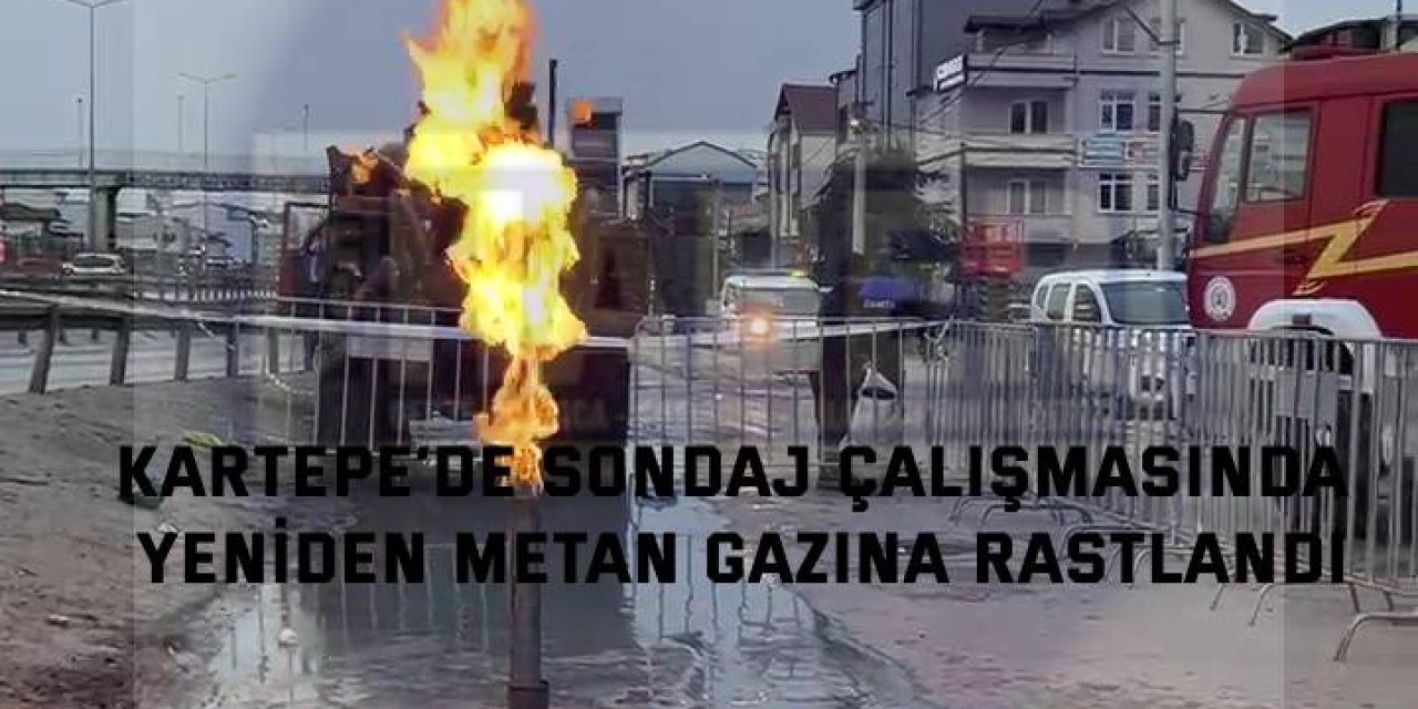 Kartepe’de Sondaj Çalışmasında Yeniden Metan Gazına Rastlandı