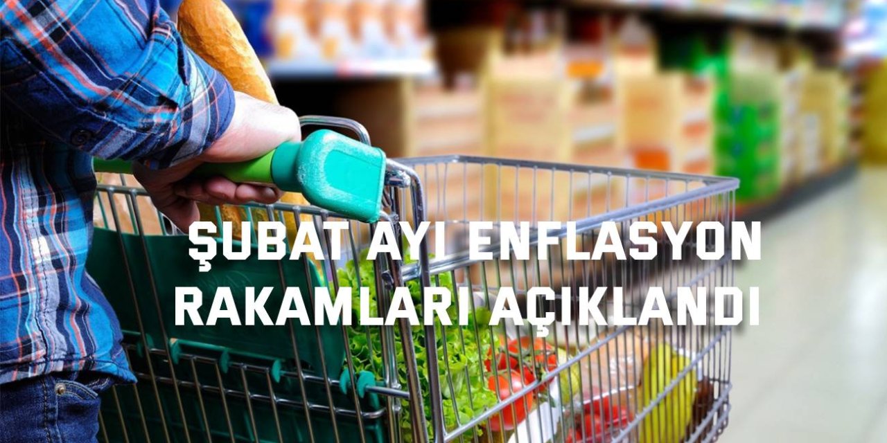 Şubat ayı enflasyon  rakamları açıklandı