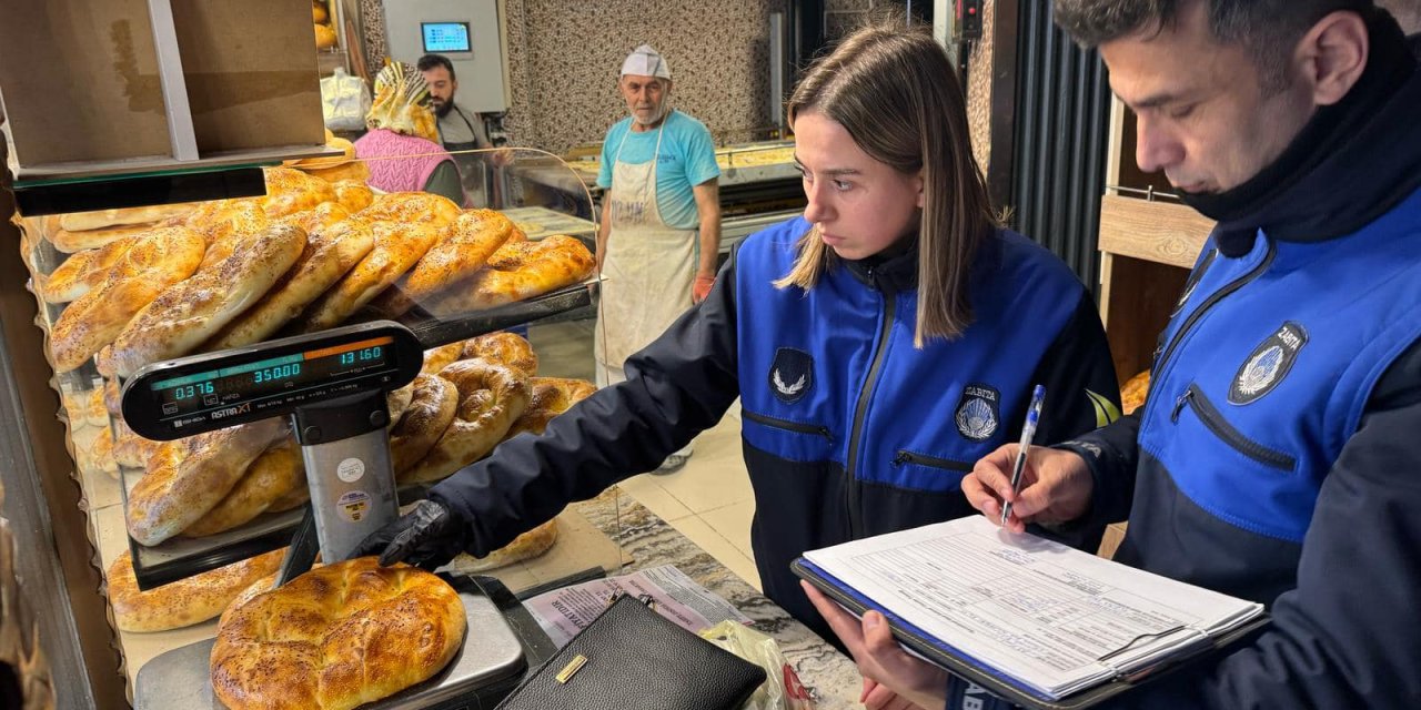 Zabıta Ekiplerinden Pide Denetimi