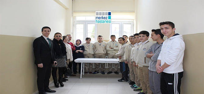 Merkez Hastanesi’nden eğitime destek