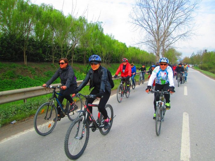 Ağaçlar için pedal çevirdiler