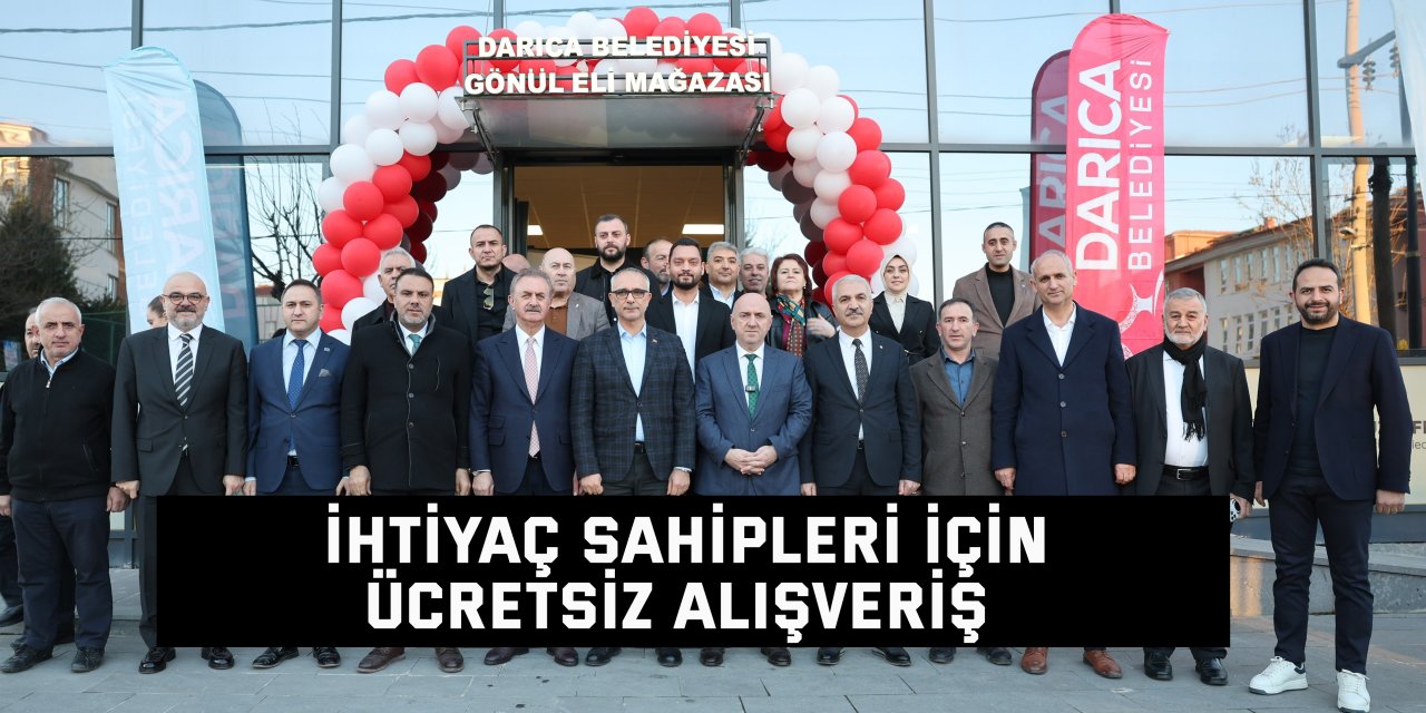 İhtiyaç sahipleri için ücretsiz alışveriş