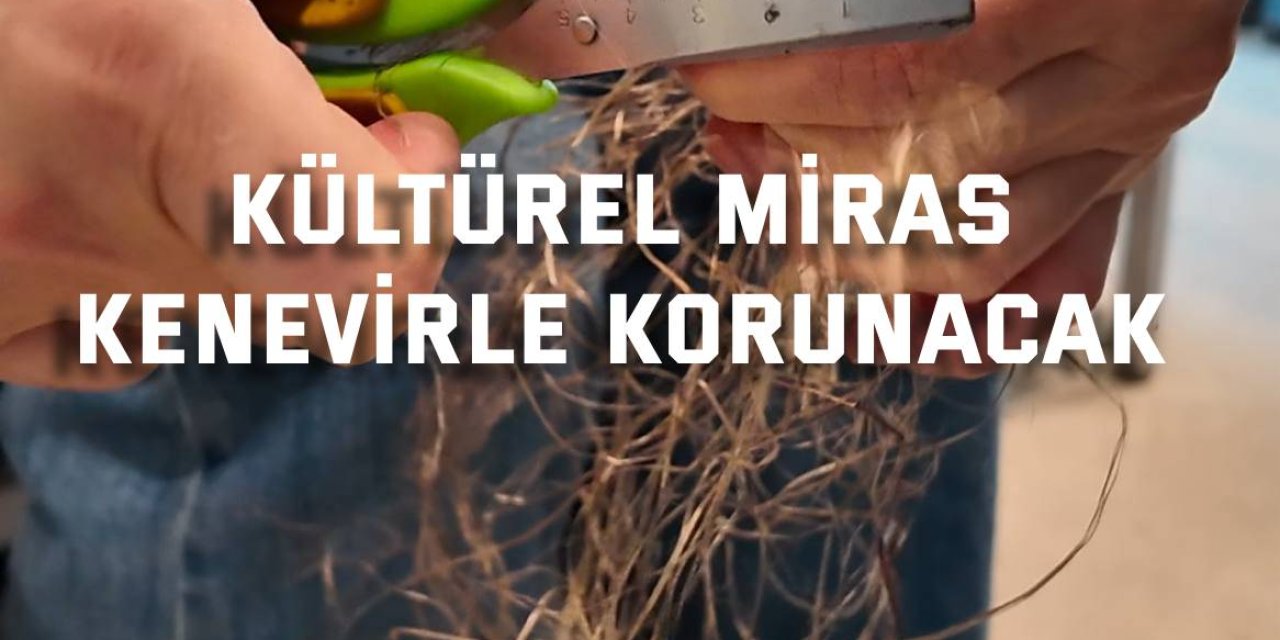 Kültürel miras kenevirle korunacak