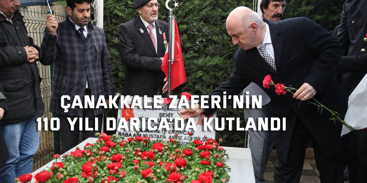 Çanakkale Zaferi’nin 110. Yılı Darıca’da kutlandı