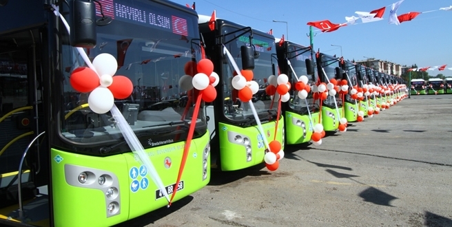 Belediye otobüslerinde indirim var!