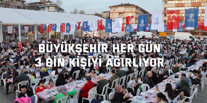 Büyükşehir her gün 3 bin kişiyi ağırlıyor