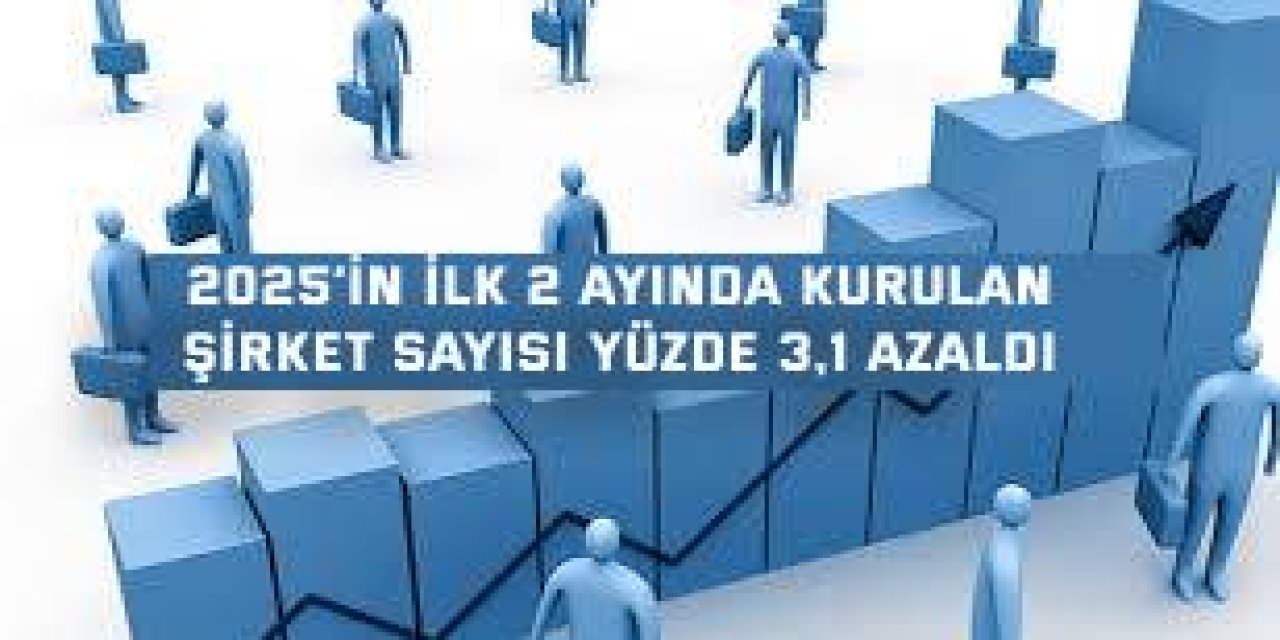 2025’İN İLK 2 AYINDA Kurulan şirket sayısı yüzde 3,1 azaldı