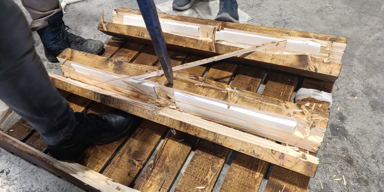 182 kilogram uyuşturucuya el konuldu!