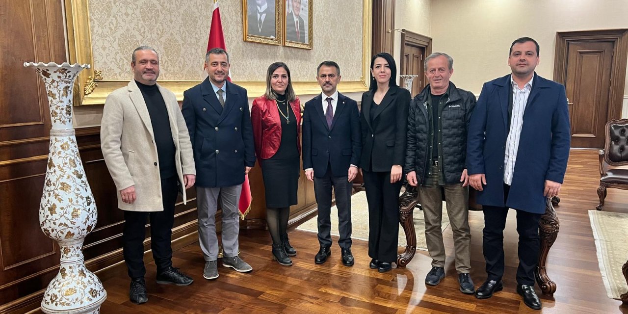 Emlak Danışmanları Birliği Kocaeli İl Temsilciliği’nden Vali Aktaş’a ziyaret