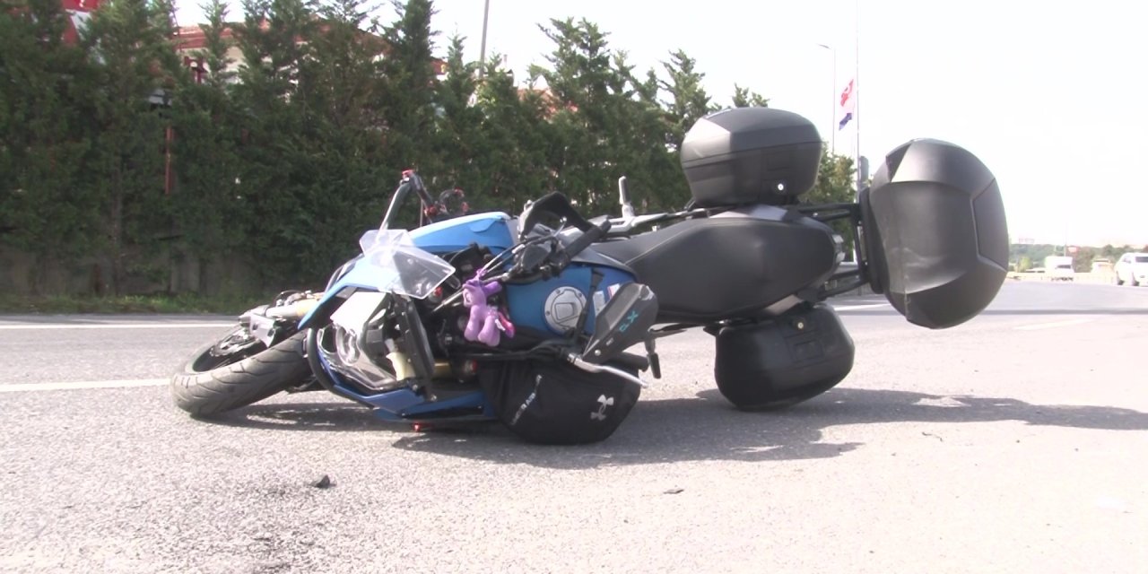 Otomobil ile motosiklet çarpıştı:1 ağır yaralı