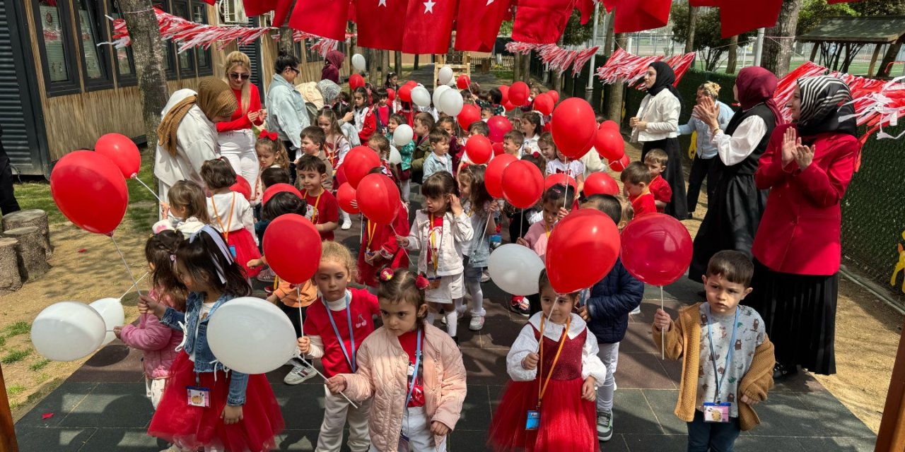Minik yürekler 23 Nisan’ı gururla kutladı