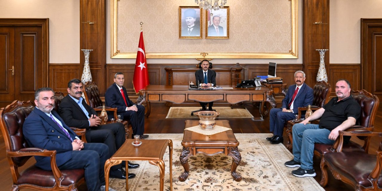 Vali İlhami Aktaş'ı Ziyaret Etti