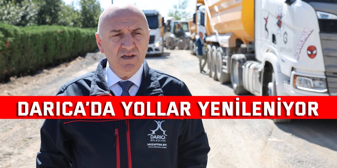 Darıca’da Yollar Yenileniyor