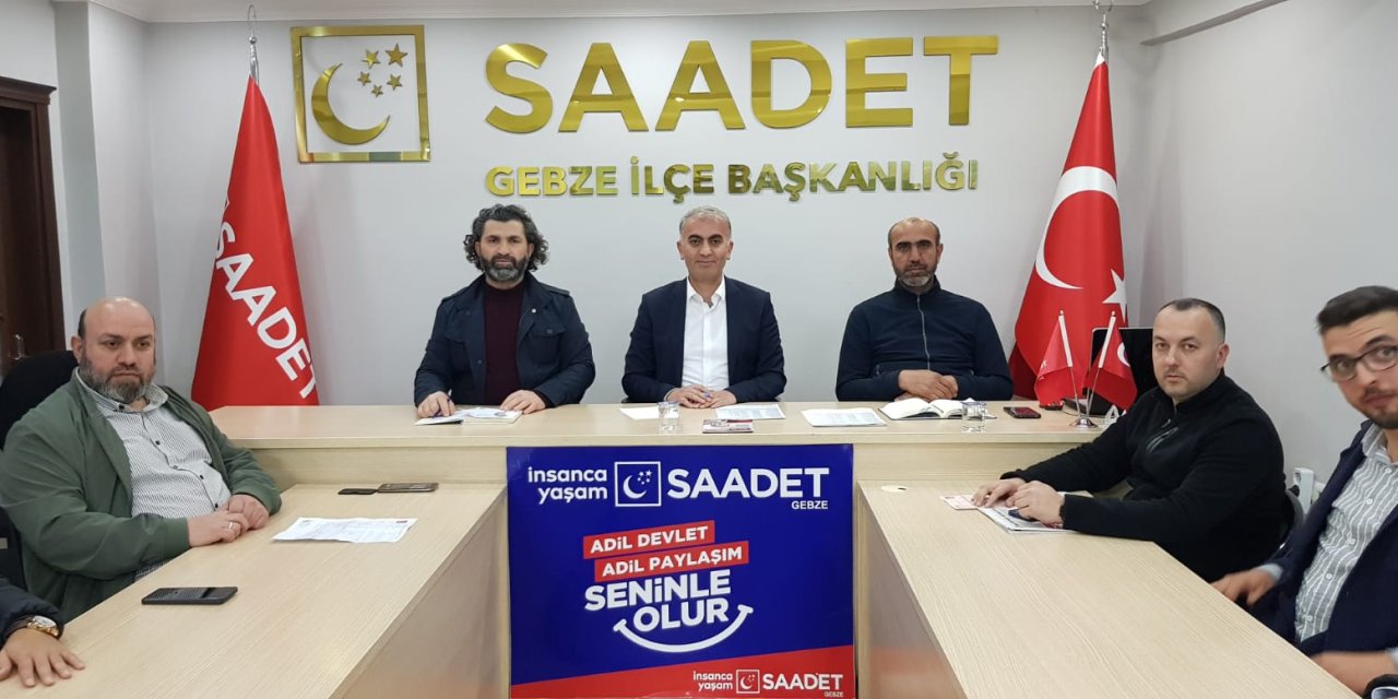 Saadet Partisi Gebze Deprem Uyarısı!