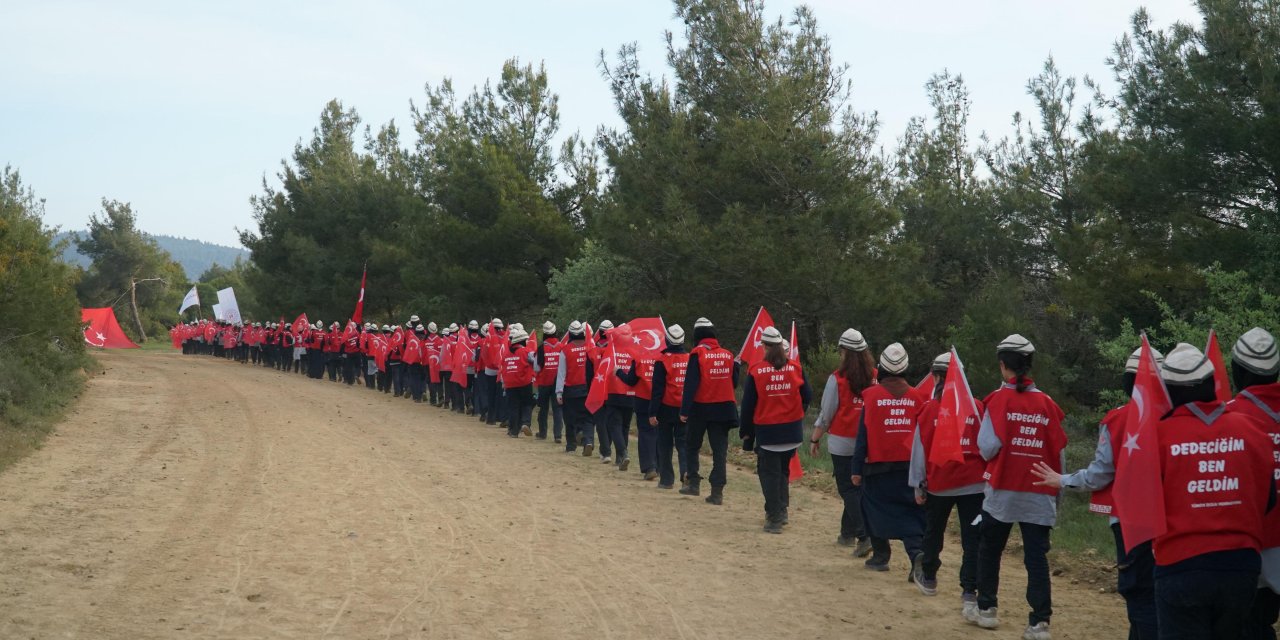 Çanakkale'de Binlerce İzci  57. Alay'ın İzinden Yürüdü