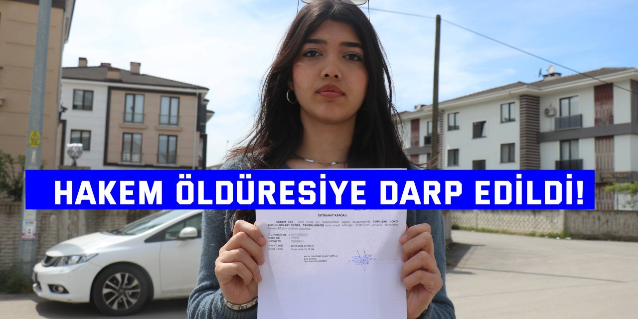 Hakem öldüresiye darp edildi!