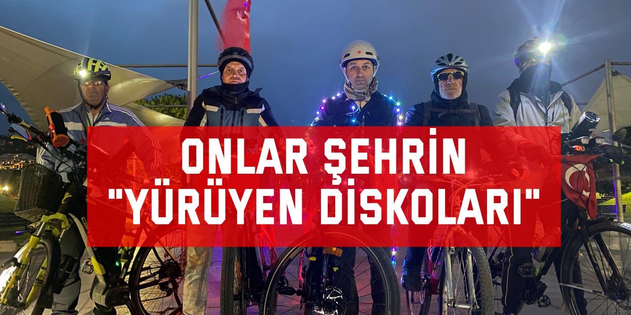 Onlar şehrin "yürüyen diskoları"