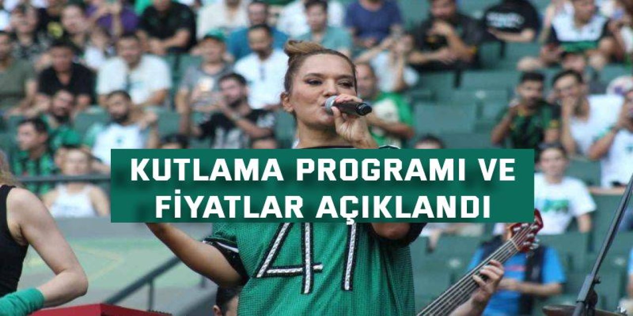 Kocaelispor’da kutlama programı ve bilet fiyatları açıklandı